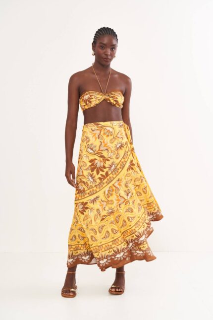 Saia Estampada Colcci