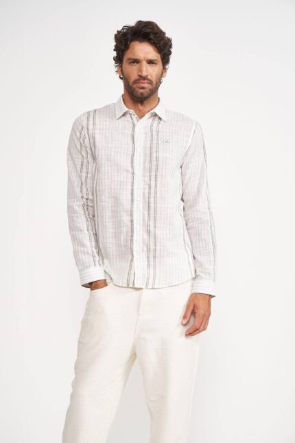 Camisa Listrada Relax Colcci