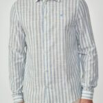 Camisa Linho Listrada Relax Colcci