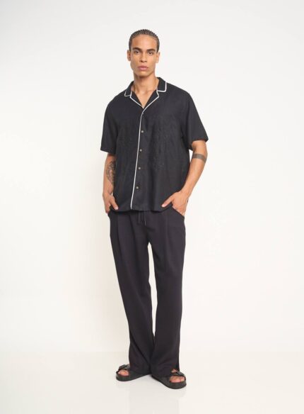 Camisa Linho Box Bordada Colcci