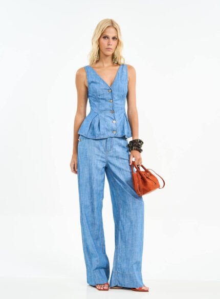 Blusa Jeans Colcci