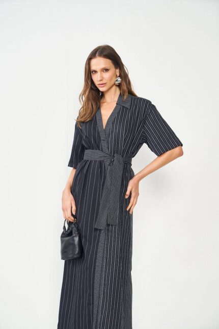 Vestido Listrado Colcci