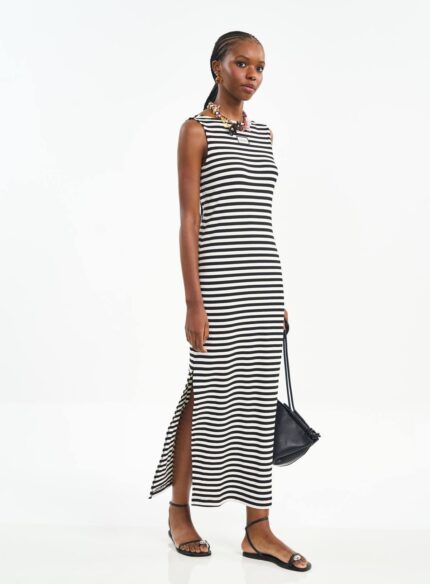 Vestido Listrado Colcci